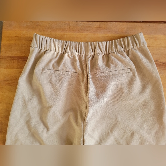 Loft Outlet Tan High Rise Straight Cuffed Trouser Size S - Picture 8 of 11